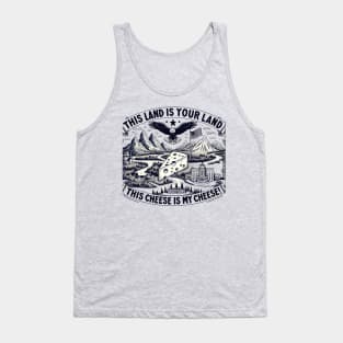 This Land Cheese Lover America Funny Tank Top